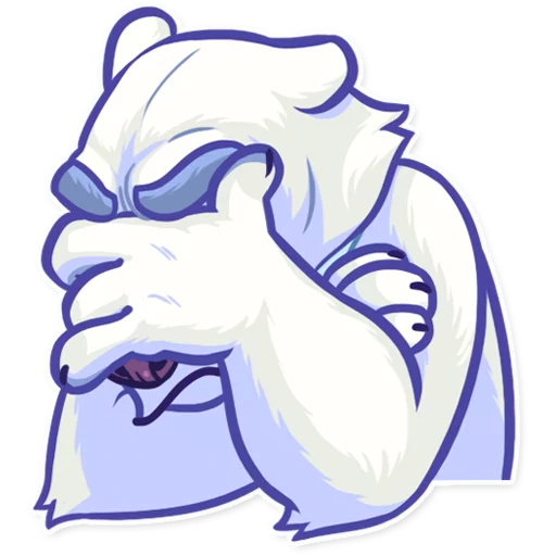 Sticker from the "Polar Bear" sticker pack