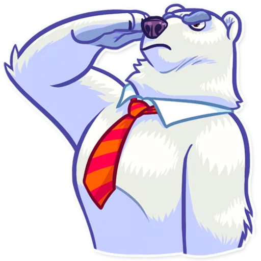 Sticker from the "Polar Bear" sticker pack