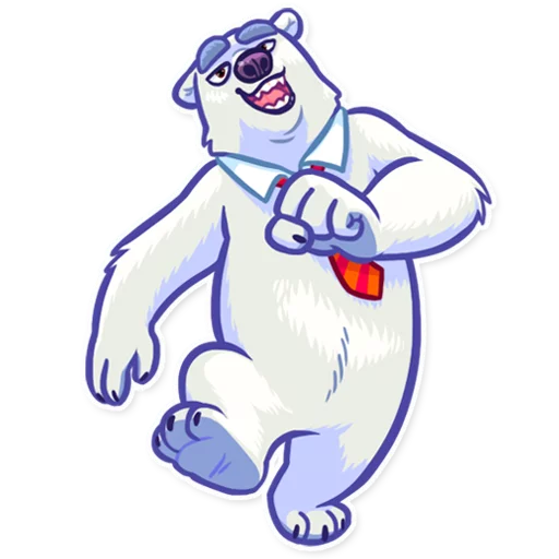 Sticker from the "Polar Bear" sticker pack