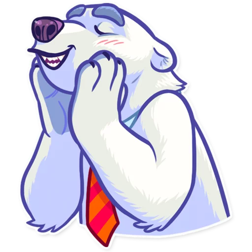 Sticker from the "Polar Bear" sticker pack