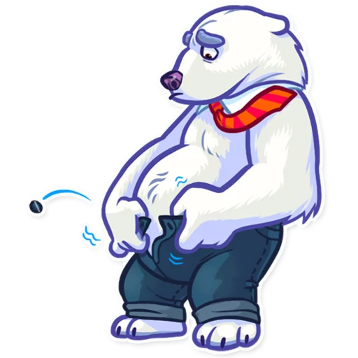 Sticker from the "Polar Bear" sticker pack