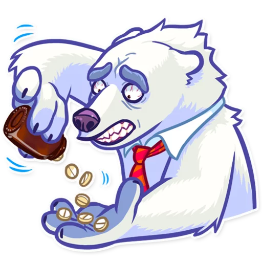 Sticker from the "Polar Bear" sticker pack