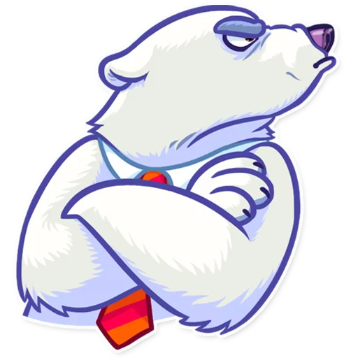 Sticker from the "Polar Bear" sticker pack