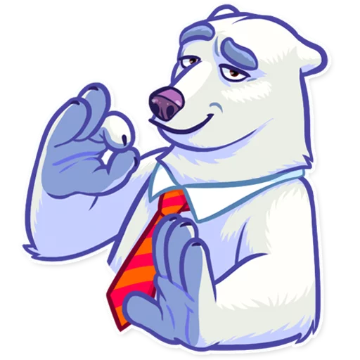 Sticker from the "Polar Bear" sticker pack