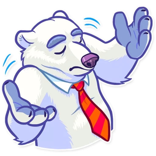 Sticker from the "Polar Bear" sticker pack