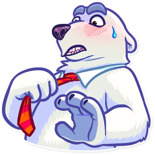 Sticker from the "Polar Bear" sticker pack