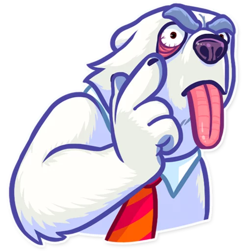 Sticker from the "Polar Bear" sticker pack