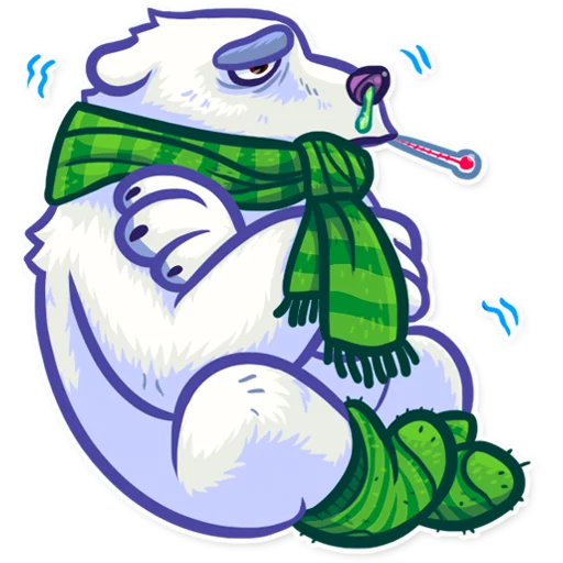 Sticker from the "Polar Bear" sticker pack