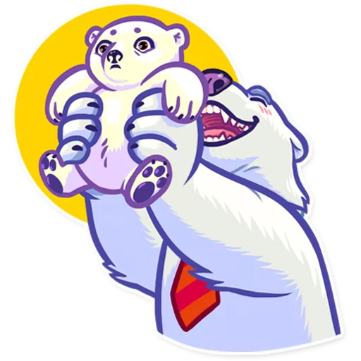 Sticker from the "Polar Bear" sticker pack