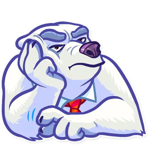 Sticker from the "Polar Bear" sticker pack