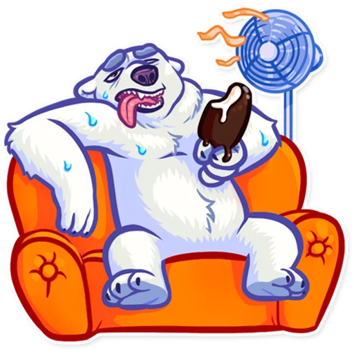 Sticker from the "Polar Bear" sticker pack