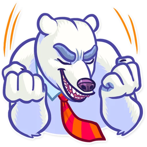 Sticker from the "Polar Bear" sticker pack