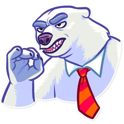 Sticker from the "Polar Bear" sticker pack