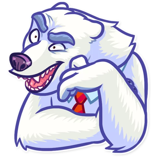 Sticker from the "Polar Bear" sticker pack