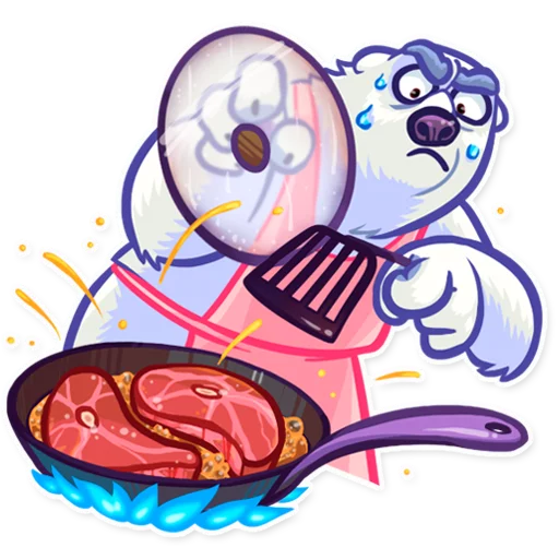 Sticker from the "Polar Bear" sticker pack