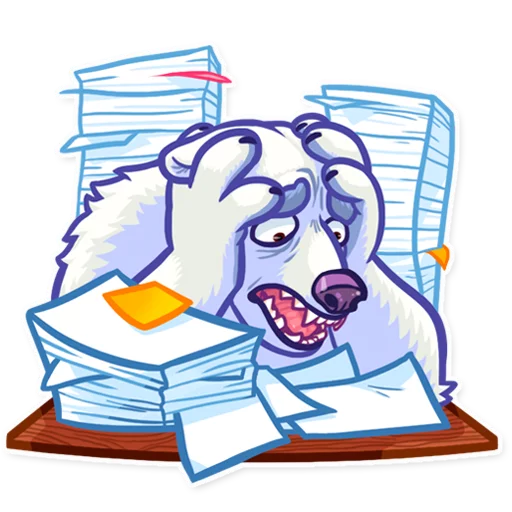 Sticker from the "Polar Bear" sticker pack