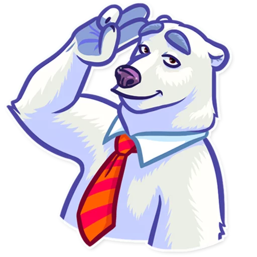 Sticker from the "Polar Bear" sticker pack