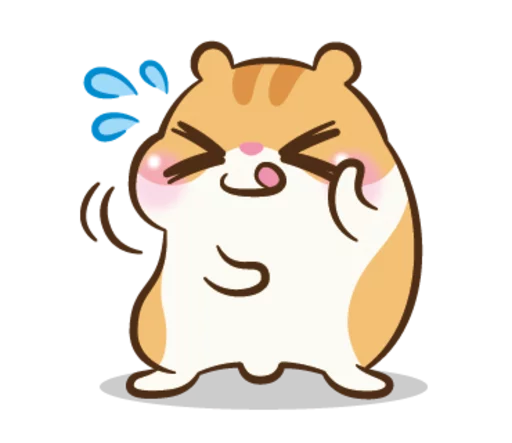 Sticker from the "Chloe the Hamster" sticker pack