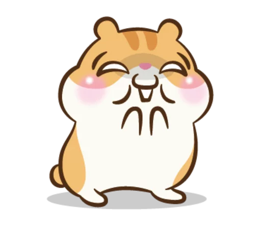 Sticker from the "Chloe the Hamster" sticker pack