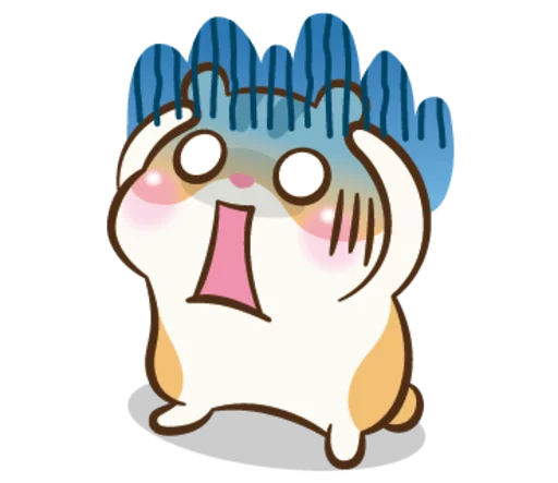 Sticker from the "Chloe the Hamster" sticker pack