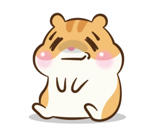 Sticker from the "Chloe the Hamster" sticker pack