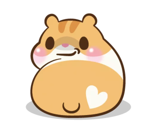 Sticker from the "Chloe the Hamster" sticker pack