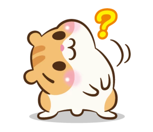 Sticker from the "Chloe the Hamster" sticker pack