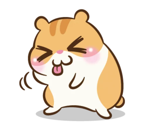 Sticker from the "Chloe the Hamster" sticker pack