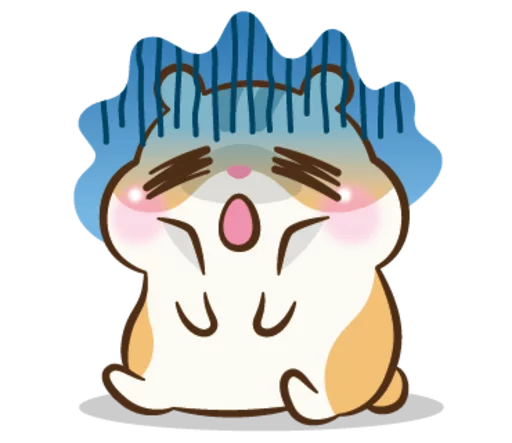 Sticker from the "Chloe the Hamster" sticker pack