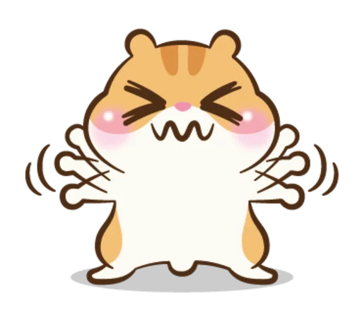 Sticker from the "Chloe the Hamster" sticker pack