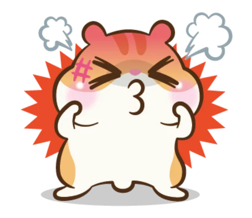 Sticker from the "Chloe the Hamster" sticker pack