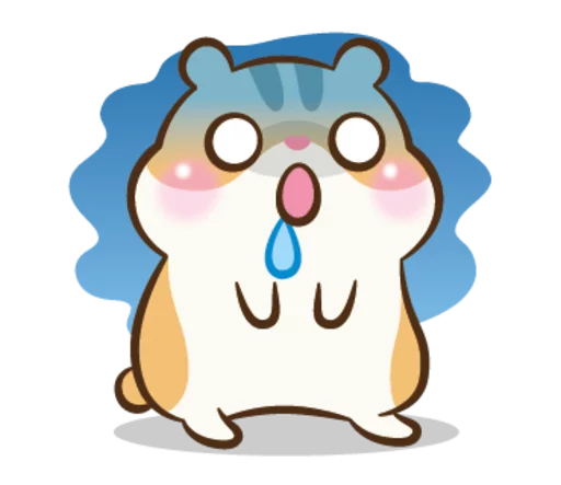 Sticker from the "Chloe the Hamster" sticker pack