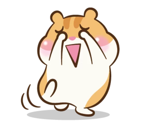 Sticker from the "Chloe the Hamster" sticker pack