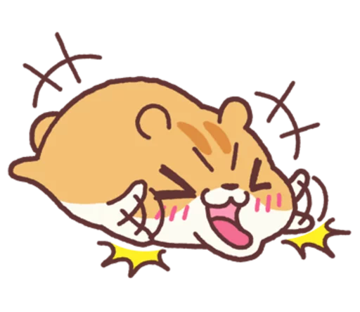 Sticker from the "Chloe the Hamster" sticker pack