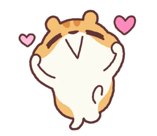 Sticker from the "Chloe the Hamster" sticker pack