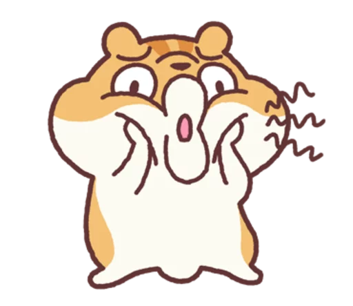 Sticker from the "Chloe the Hamster" sticker pack