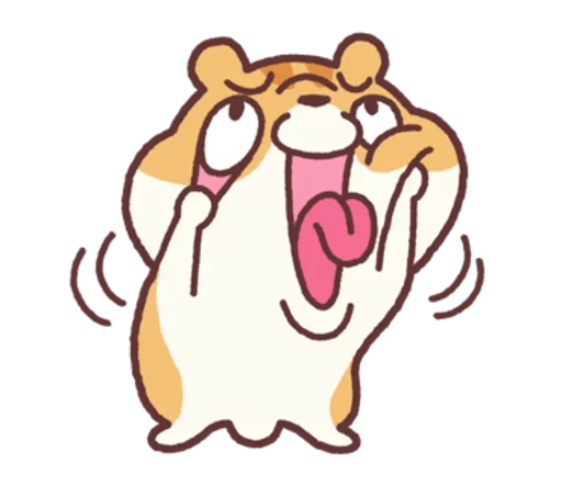 Sticker from the "Chloe the Hamster" sticker pack