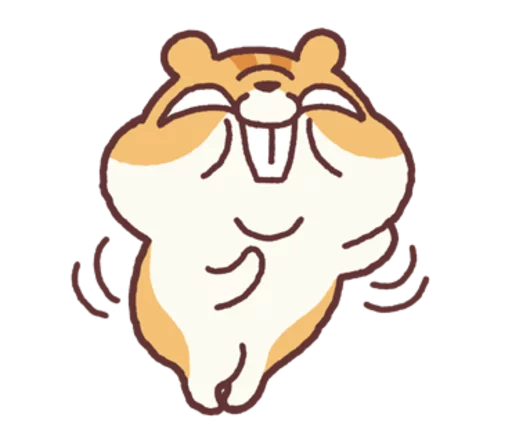 Sticker from the "Chloe the Hamster" sticker pack