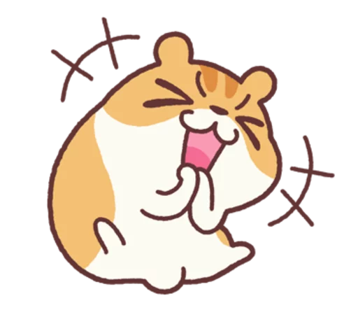 Sticker from the "Chloe the Hamster" sticker pack