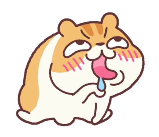 Sticker from the "Chloe the Hamster" sticker pack