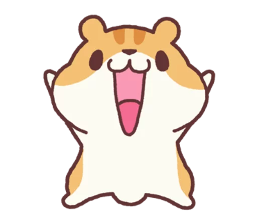 Sticker from the "Chloe the Hamster" sticker pack