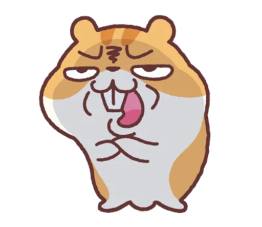 Sticker from the "Chloe the Hamster" sticker pack