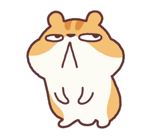 Sticker from the "Chloe the Hamster" sticker pack