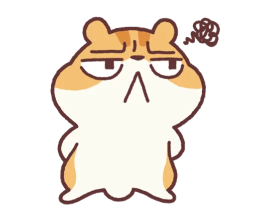 Sticker from the "Chloe the Hamster" sticker pack