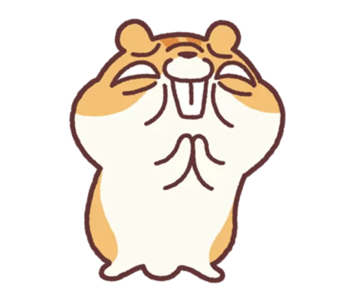 Sticker from the "Chloe the Hamster" sticker pack