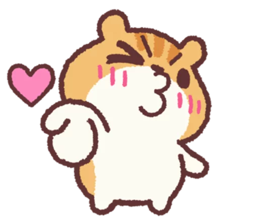 Sticker from the "Chloe the Hamster" sticker pack