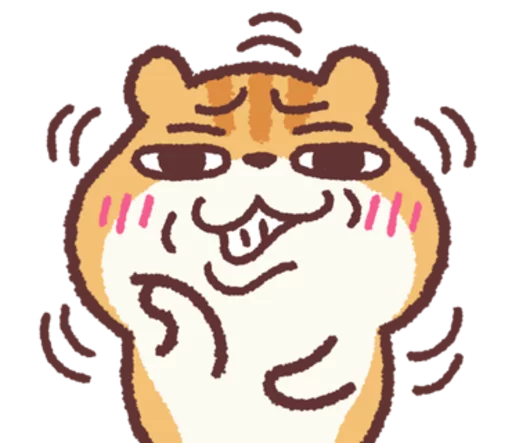 Sticker from the "Chloe the Hamster" sticker pack