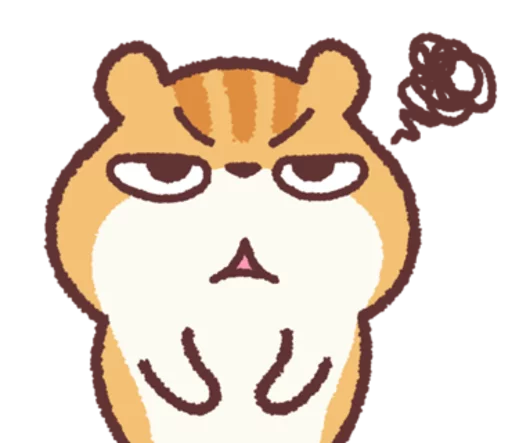 Sticker from the "Chloe the Hamster" sticker pack