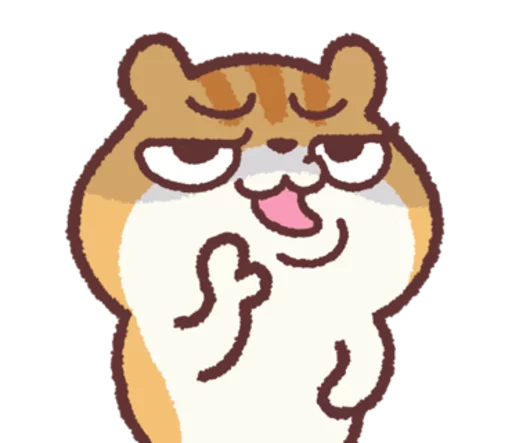 Sticker from the "Chloe the Hamster" sticker pack