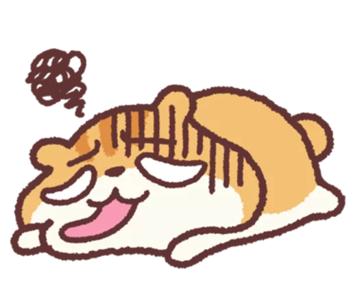 Sticker from the "Chloe the Hamster" sticker pack